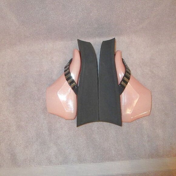 SKECHERS Yoga Foam PLATFORM Wedge SANDALS Size 10 YOGA FOAM Flip Flop SUNNY DAYS - Picture 8 of 12